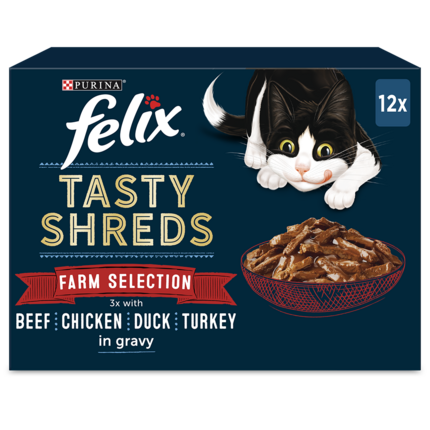Latz Tasty Shreds Farm Selection kastikkeessa