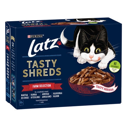 Hero Latz tasty shreads farm selection 12 pack