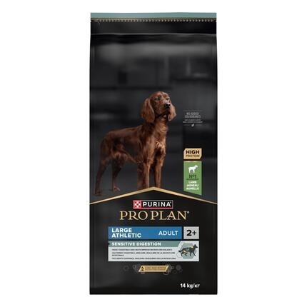 PURINA PRO PLAN Large Adult Athletic Dog Sensitive Digestion Runsaasti lammasta