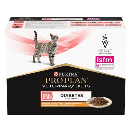 PURINA® PRO PLAN® VETERINARY DIETS  DM St/Ox Diabetes  Management™ sisältää kanaa