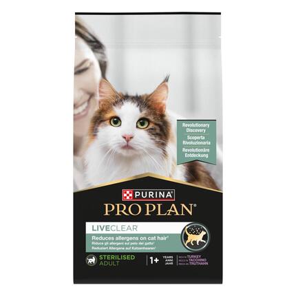 PURINA® PRO PLAN® LiveClear aikuisille kissoille