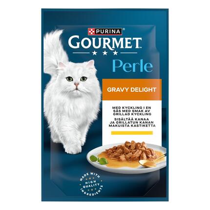 GOURMET® Perle Gravy Delight sisältää Kanaa