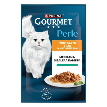 GOURMET® Perle Minifileitä kastikkeessa sisältää Kaniinia