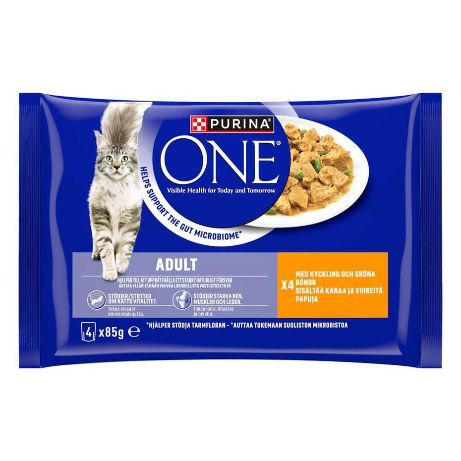 PURINA ONE ADULT Minifileet kastikkeessa