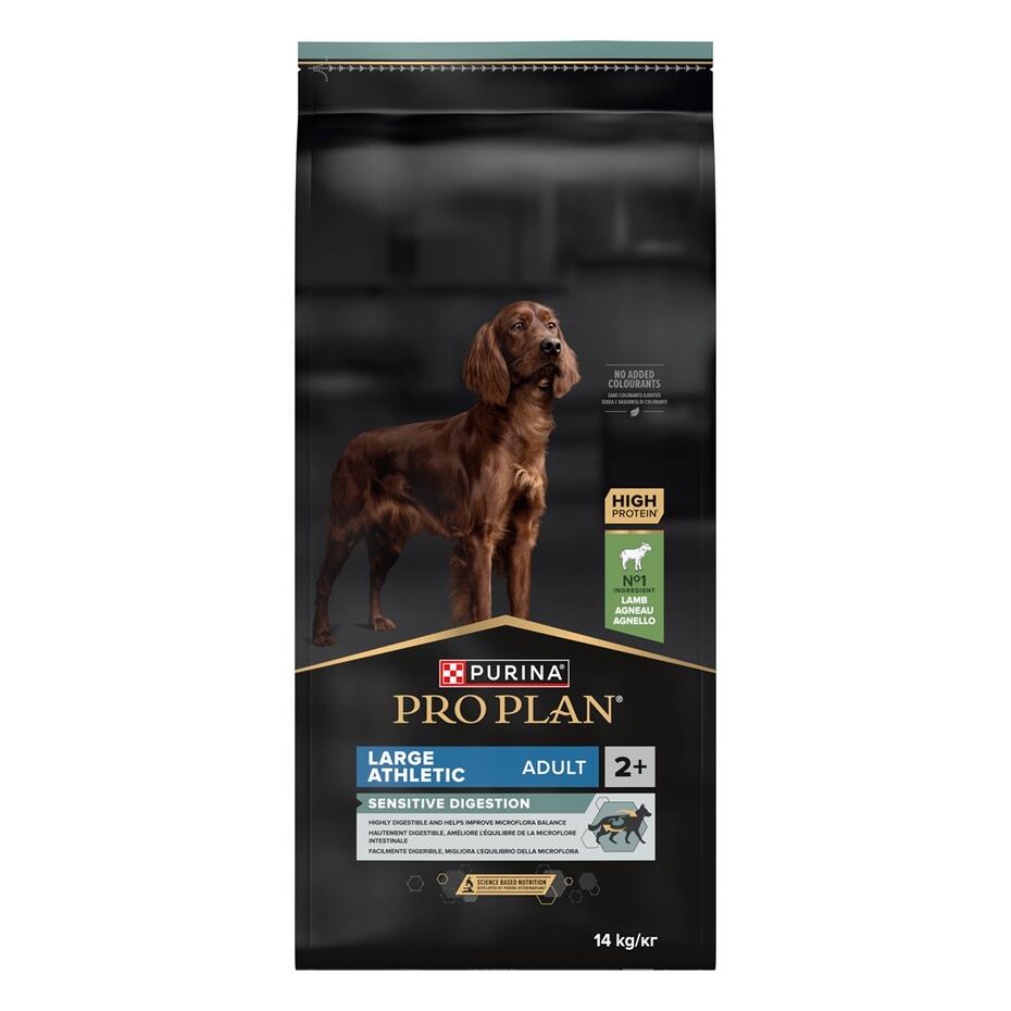 PURINA PRO PLAN Large Adult Athletic Dog Sensitive Digestion Runsaasti lammasta