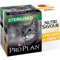 PRO PLAN® STERILISED NUTRISAVOUR Kaana kastikkeessa