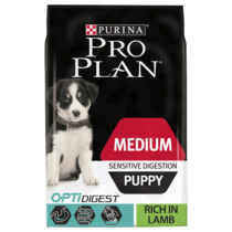 PRO PLAN® Medium Puppy Sensitive Digestion Runsaasti Lammasta