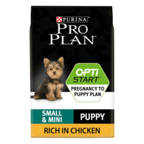PRO PLAN® Small & Mini Puppy Healthy Start Runsaasti Kanaa