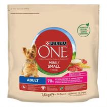 PURINA ONE® Small Dog Adult runsaasti Nautaa