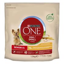 PURINA ONE® Small Dog Senior 8+ runsaasti Kanaa