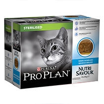 PRO PLAN® Sterilised NutriSavour® sisältää Turskaa