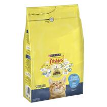 Friskies® Sterilized sisältää maukkaan yhdistelmän Lohta ja Tonnikala sekä Kasviksia