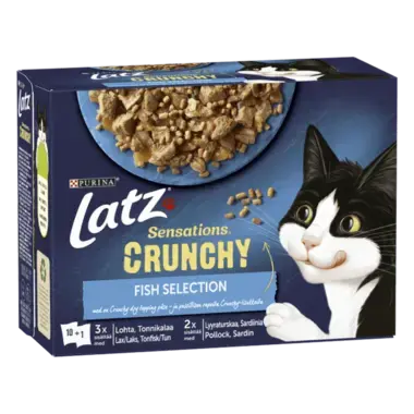 Latz Sensations Crunchy Fish Selection hyytelössä