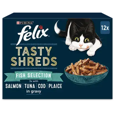Latz Tasty Shreds Fish Selection kastikkeessa