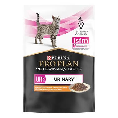 PRO PLAN® VETERINARY DIETS Feline UR St/Ox Urinary sisiltää Kanaa (Märkäruoka)