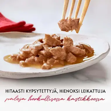 GOURMET® Mon Petit Meaty Variety sisältää Ankkaa, Kana & Kalkkuna