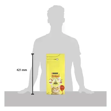 Friskies® sisältää Naudanlihaa, Kanaa ja Lisättyjä Kasviksia