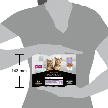 PRO PLAN® JUNIOR NUTRISAVOUR mureita Kalkkunapaloja kastikkeessa