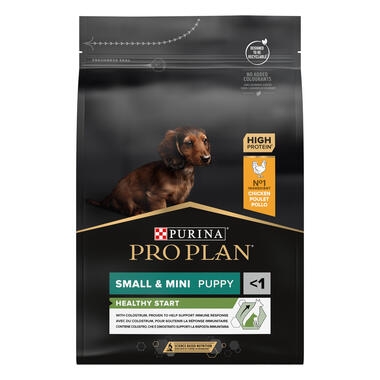 PRO PLAN® Small & Mini Puppy Healthy Start Runsaasti Kanaa