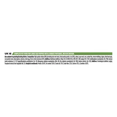 PRO PLAN® Large Robust Puppy Healthy Start Runsaasti Kanaa