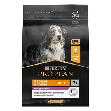 PRO PLAN® Medium & Large Adult 7+ Age Defence Runsaasti Kanaa