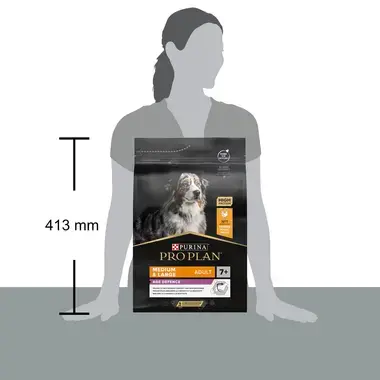 PRO PLAN® Medium & Large Adult 7+ Age Defence Runsaasti Kanaa