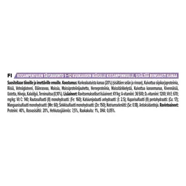 PRO PLAN® ORIGINAL Kitten 1-12 kk Healthy Start Runsaasti Kanaa