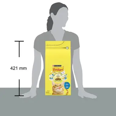 Friskies® sisältää Lohta ja Kasviksia