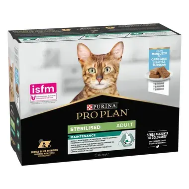 PRO PLAN® Sterilised NutriSavour® sisältää Turskaa