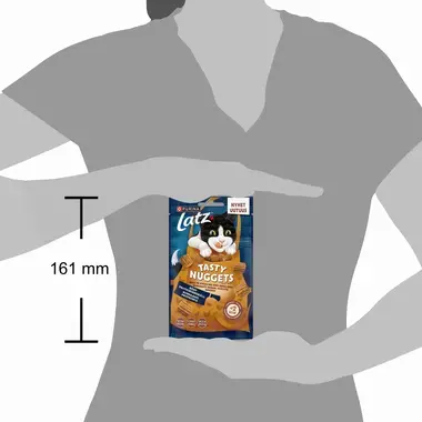 PURINA® Latz® Tasty Nuggets Runsaasti Kanaa, sisältää Ankkaa