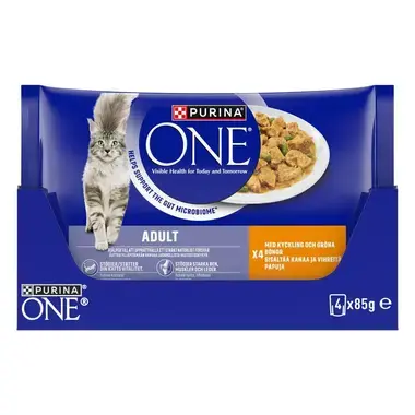 PURINA ONE ADULT Minifileet kastikkeessa