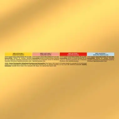 PURINA GOURMET™ GOLD Succulent Delights sisältää kanaa, lohta, nautaa, merikalaa, 12x85g purkkia