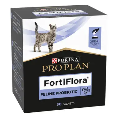 Feline Fortiflora Front of pack 30 sc