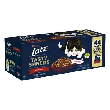 Latz tasty shreads hero 44 pack
