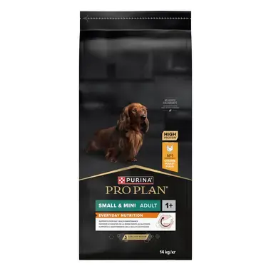 PURINA PRO PLAN Small & Mini Adult Dog, Runsaasti kanaa