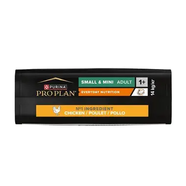 PURINA PRO PLAN Small & Mini Adult Dog, Runsaasti kanaa