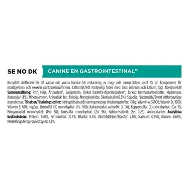 PRO PLAN® VETERINARY DIETS Canine EN Gastrointestinal (Kuivaruoka)