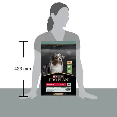 PURINA PRO PLAN Medium Adult Dog Sensitive Digestion Runsaasti lammasta