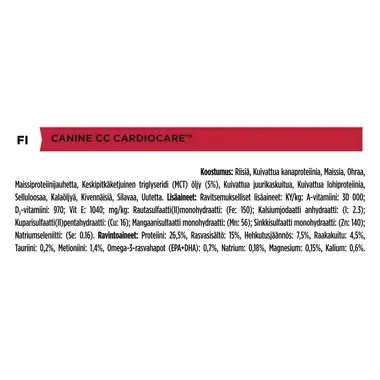 PURINA® PRO PLAN® VETERINARY DIETS CC CardioCare™