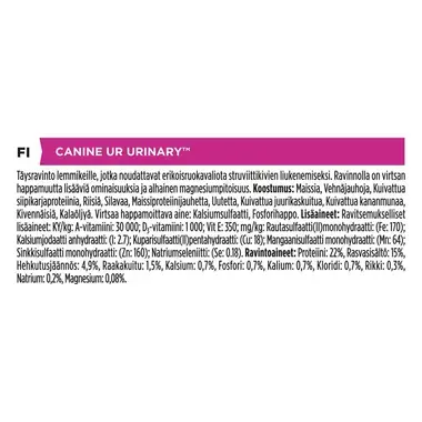 PURINA® PRO PLAN® VETERINARY DIETS UR Urinary™