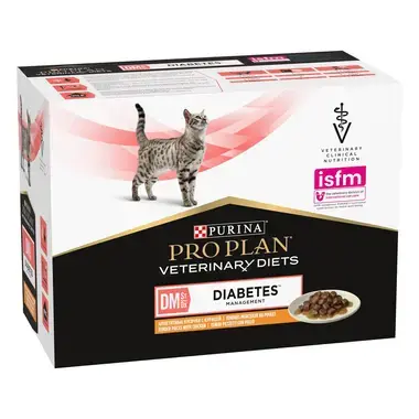 PURINA® PRO PLAN® VETERINARY DIETS DM St/Ox Diabetes Management™ sisältää kanaa