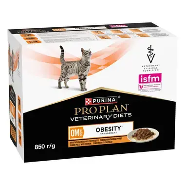 PURINA® PRO PLAN® VETERINARY DIETS OM St/Ox Obesity Management™ sisältää kanaa