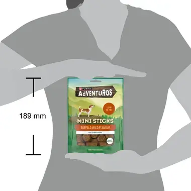PURINA AdVENTuROS Biisonin villi maku minipurutikut