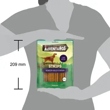 PURINA AdVENTuROS Metsäkauriin villi maku Strips