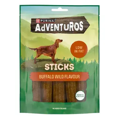 PURINA AdVENTuROS Biisonin villi maku Purutikut
