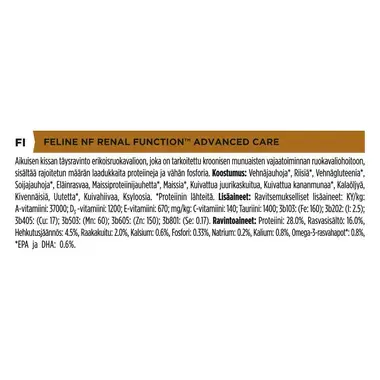 PURINA® PRO PLAN® VETERINARY DIETS NF Renal Function™ Advanced Care