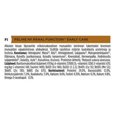 PURINA® PRO PLAN® VETERINARY DIETS NF Renal Function™ Early Care