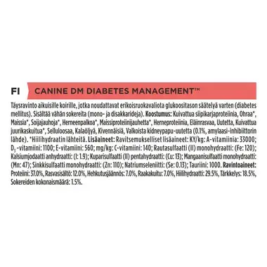 PURINA® PRO PLAN® VETERINARY DIETS DM Diabetes Management™