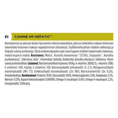 PURINA® PRO PLAN® VETERINARY DIETS HP Hepatic™