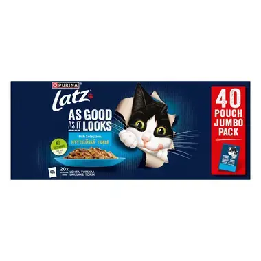 Latz As Good As It Looks Fish Selection in Jelly sis. Turskaa ja Lohta